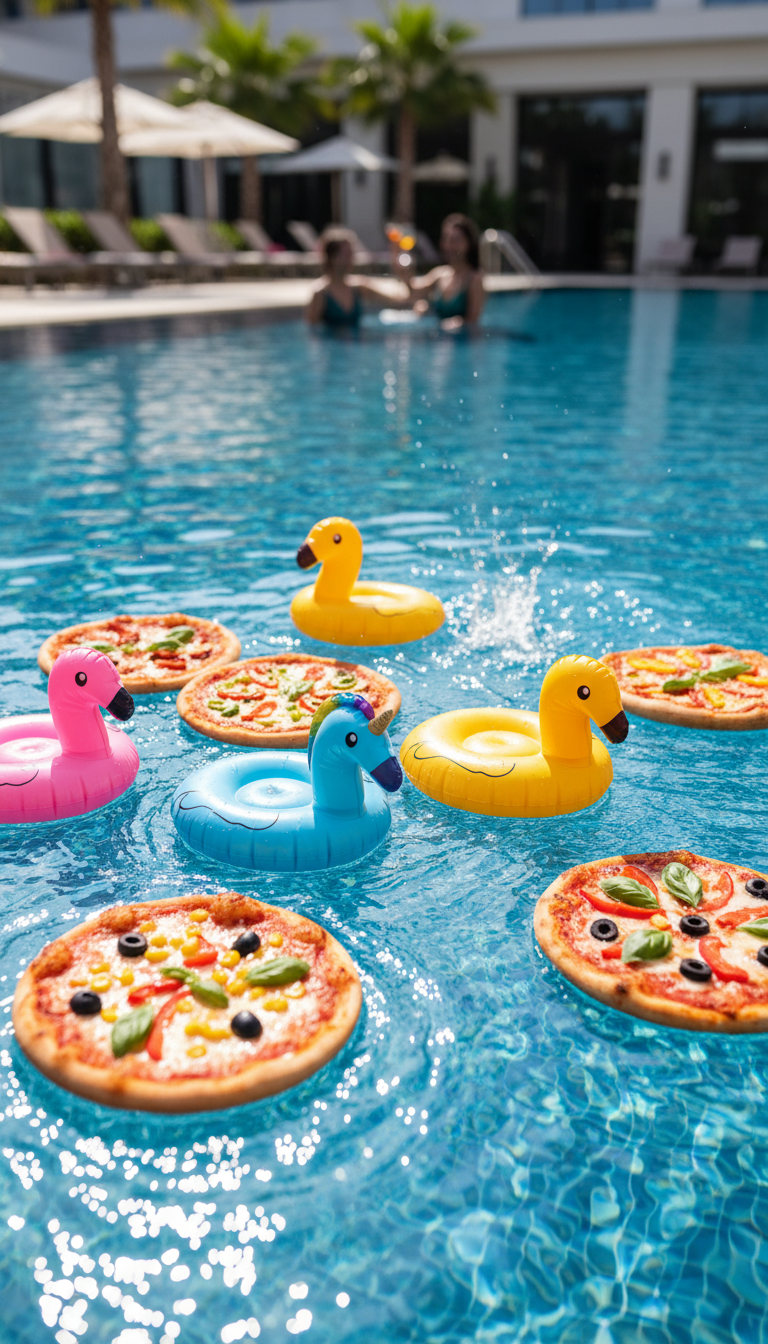 Pizza Pool Floats