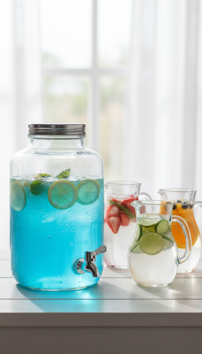 'Ocean Water' Blue Lemonade & Infused Water