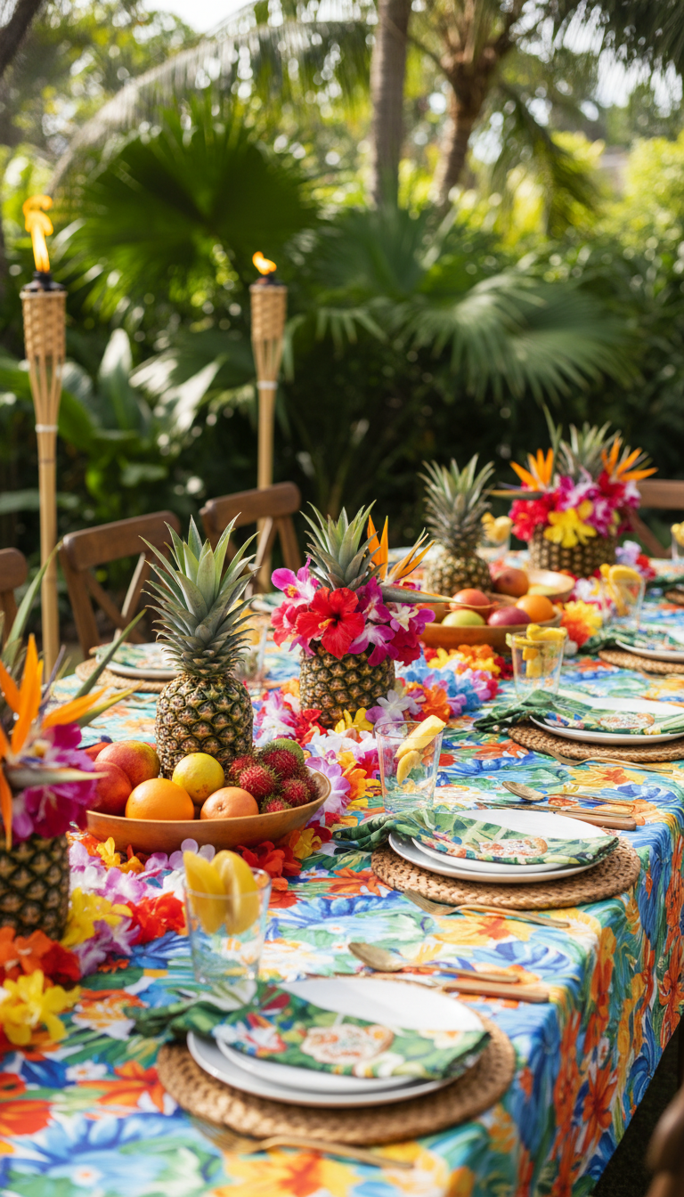 Tropical Luau Oasis