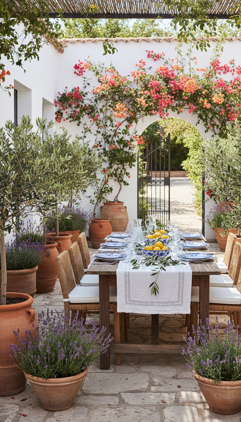 Mediterranean Courtyard Charm