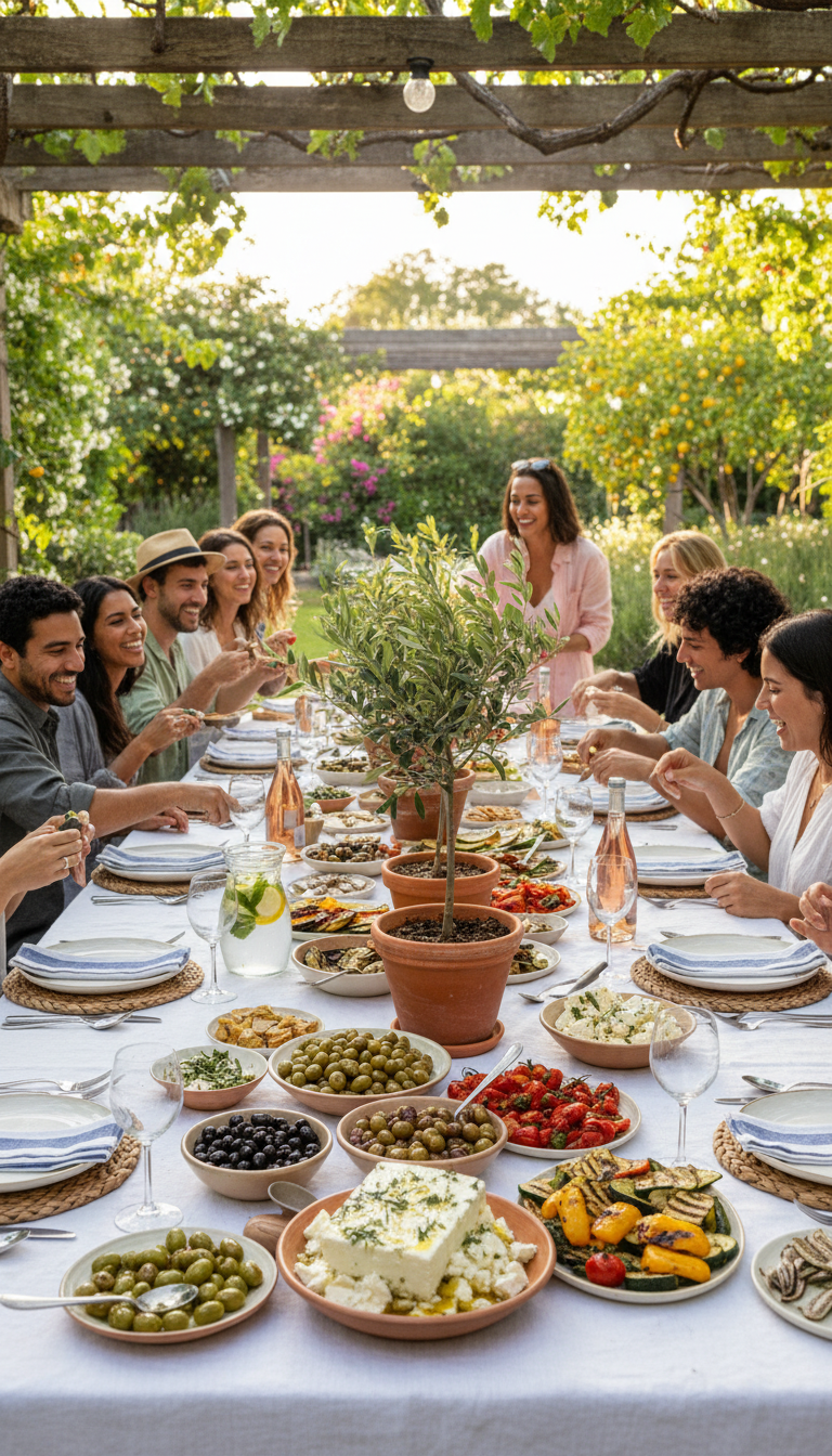 Mediterranean Alfresco Feast