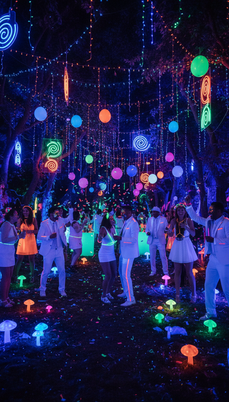 Glow-in-the-Dark Garden Party