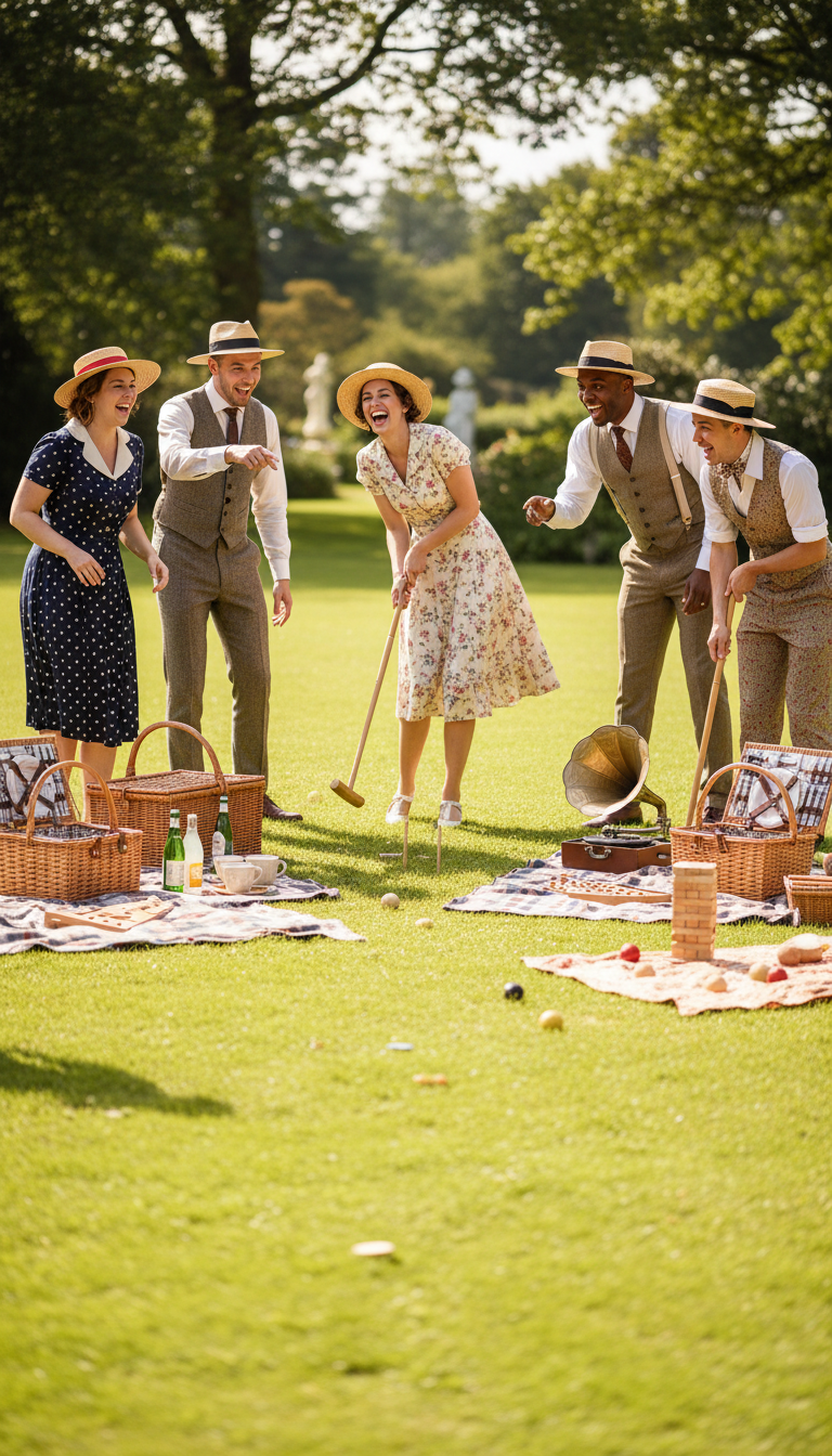 Vintage Garden Games Day