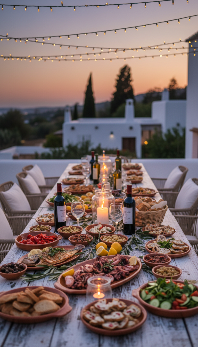 Mediterranean Alfresco Dinner