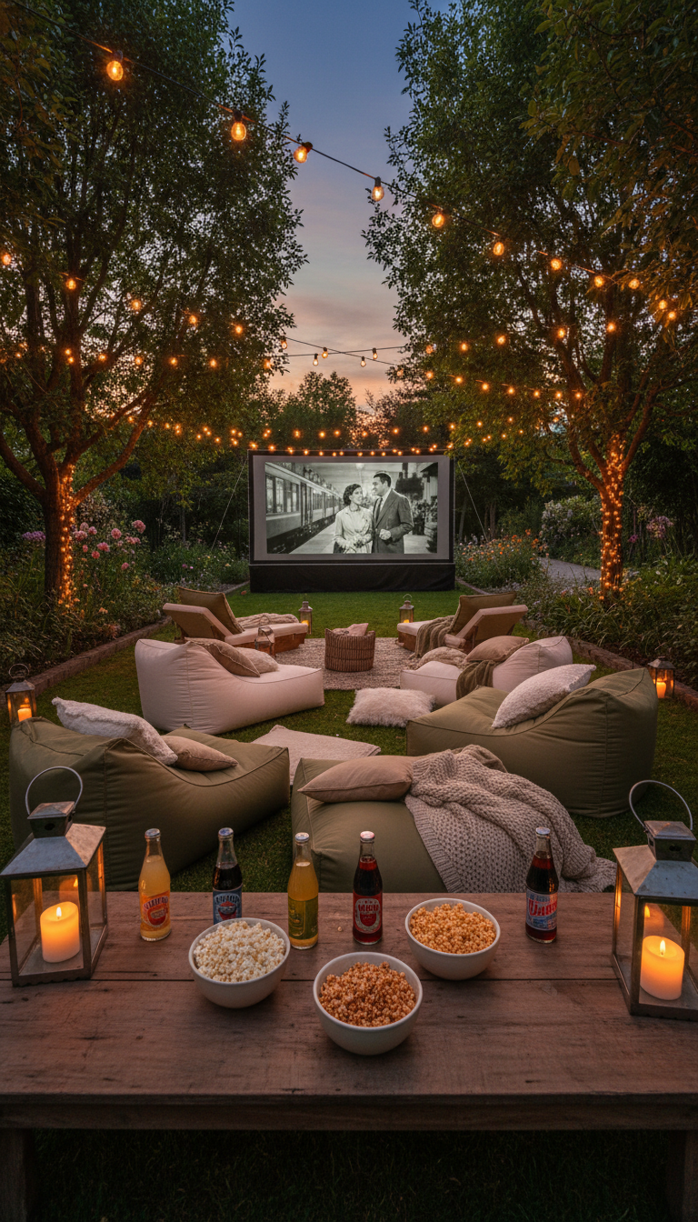 Outdoor Movie Night Under the Stars