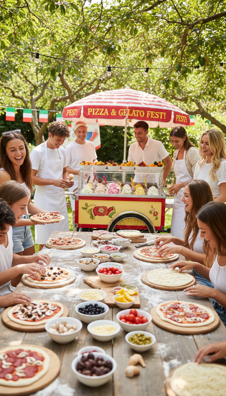 Pizza & Gelato Garden Bash