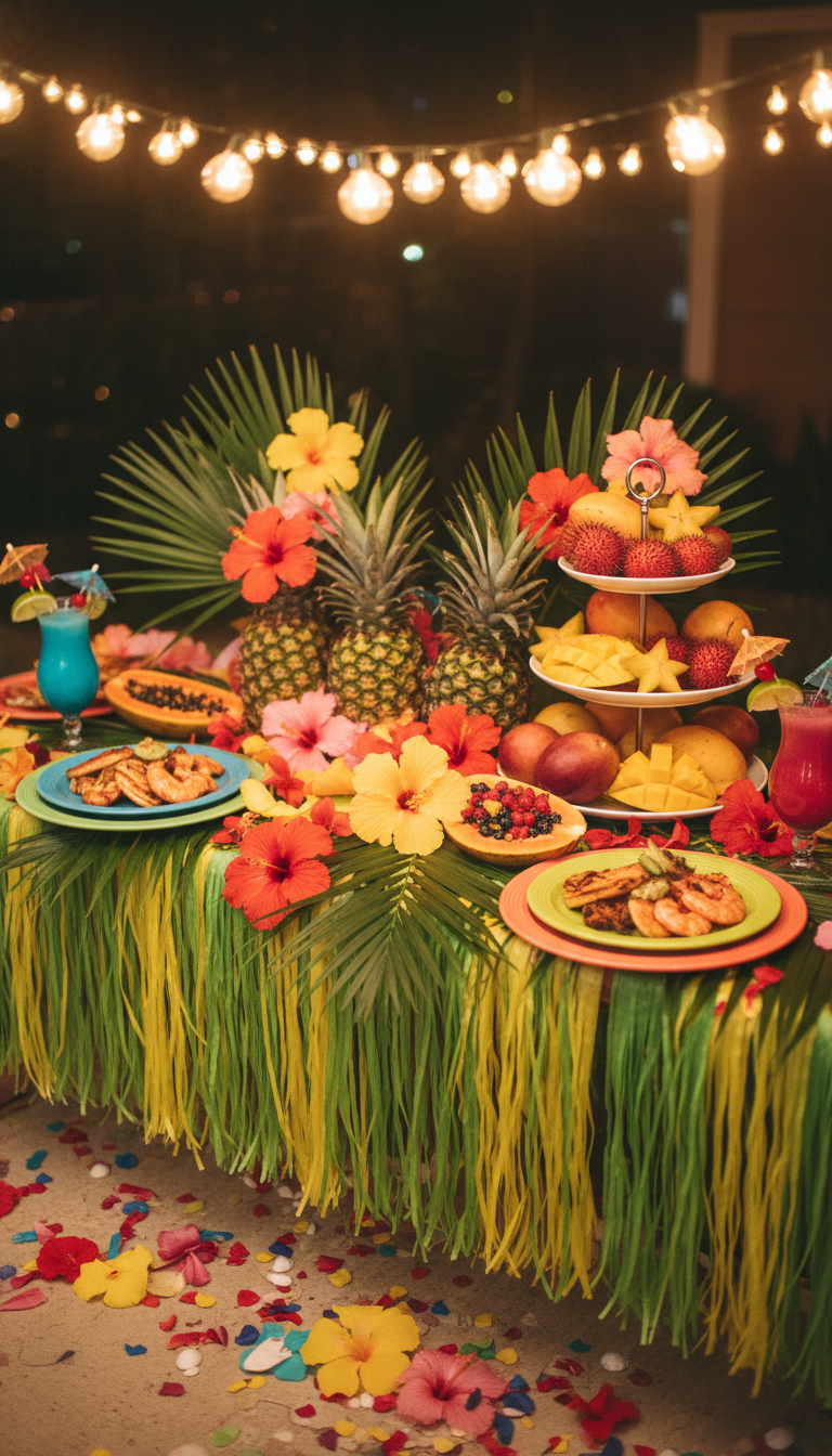 Tropical Luau Table