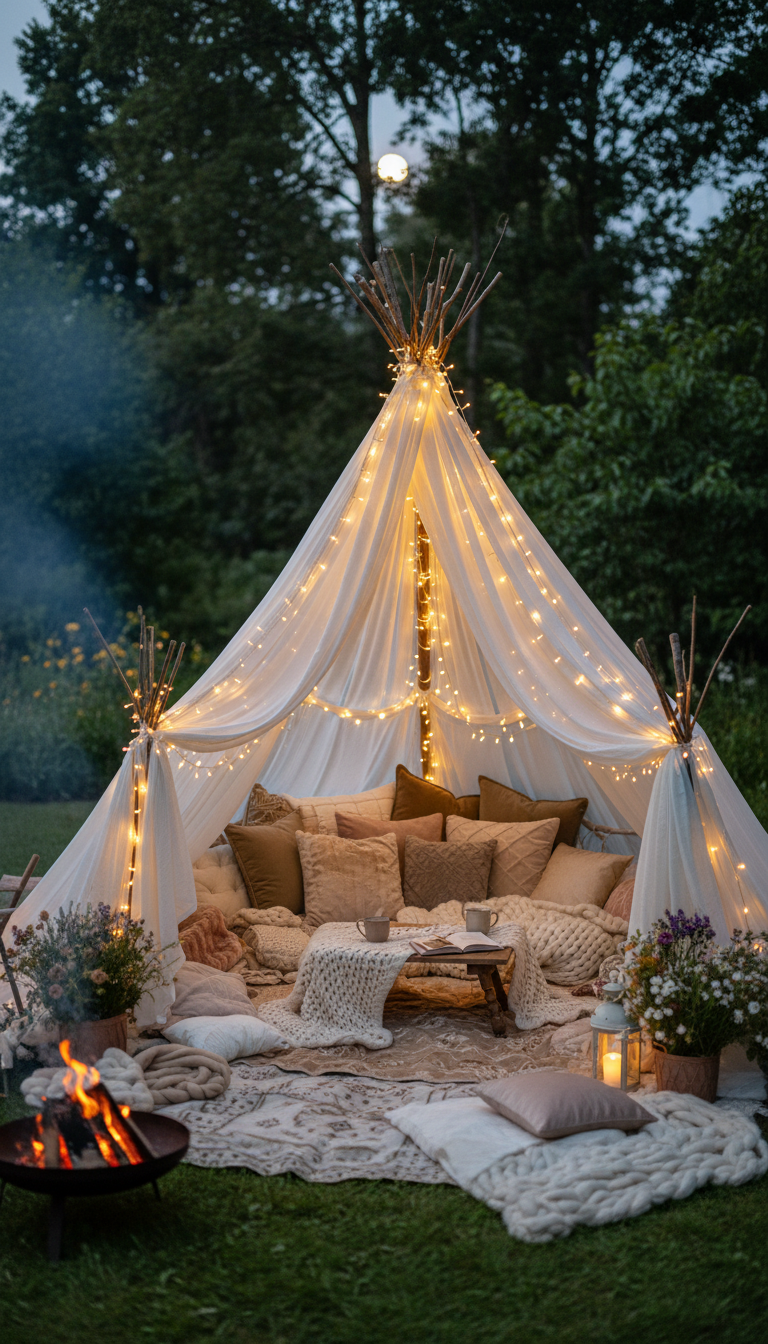 Cozy Blanket & Pillow Fort Lounge