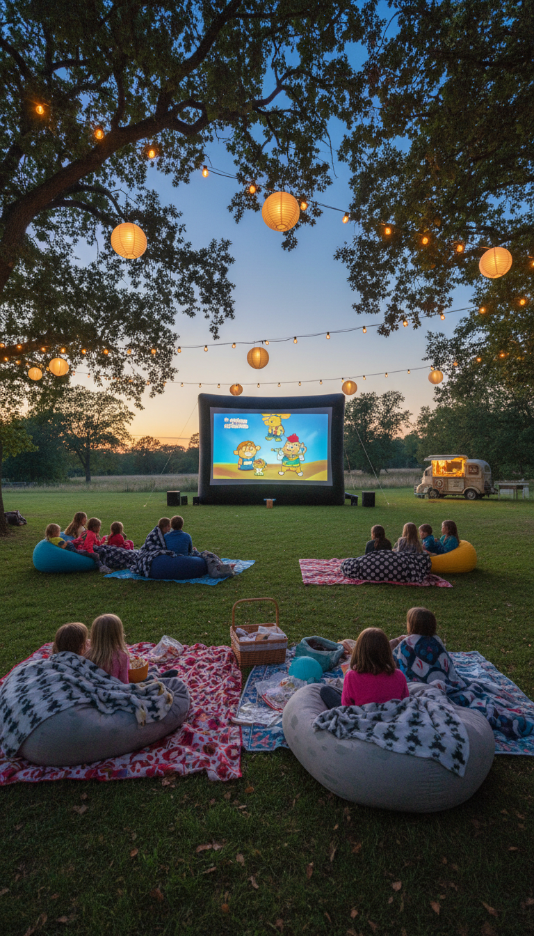 Outdoor Movie Night Under the Stars