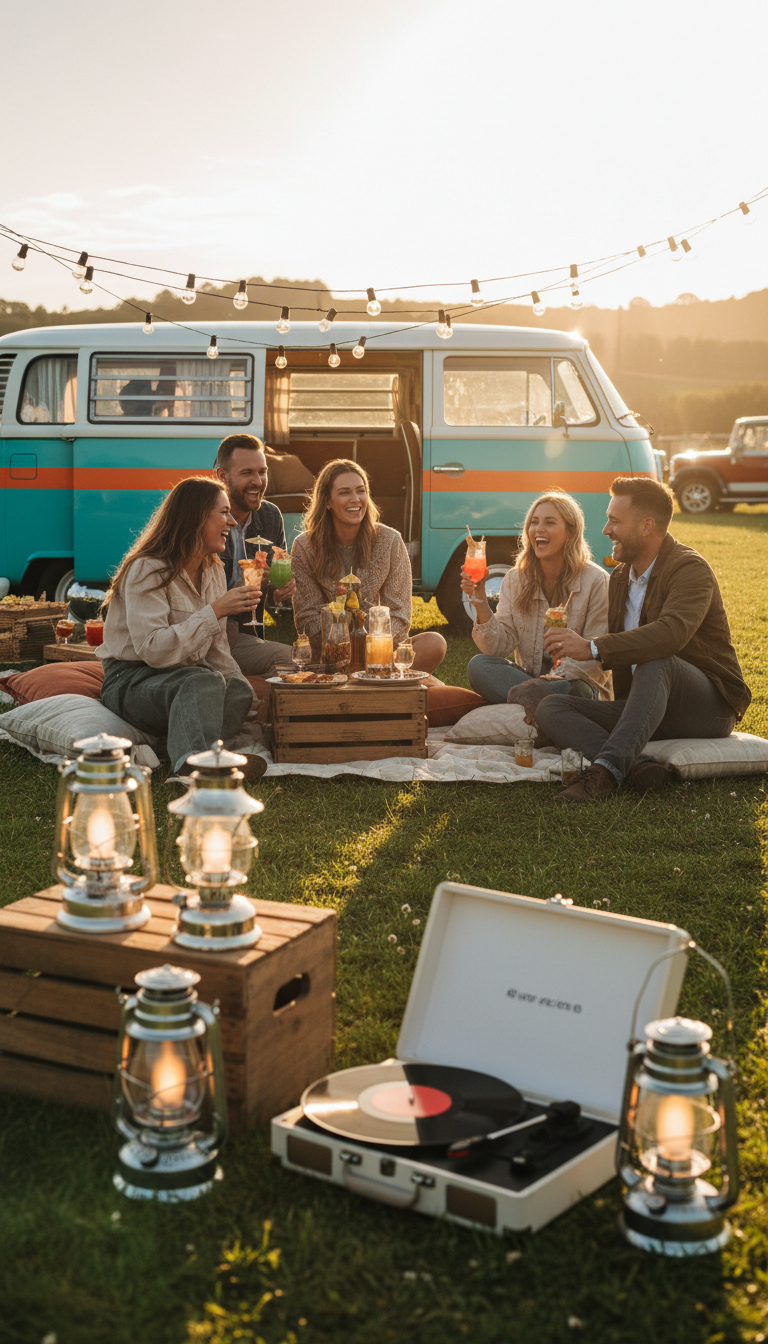Retro Camper Van Party