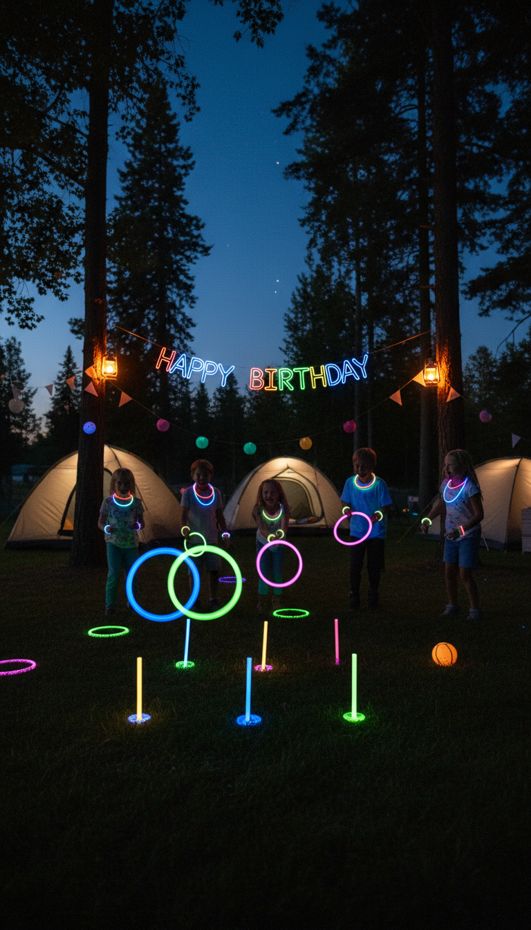 Glow-in-the-Dark Evening Games