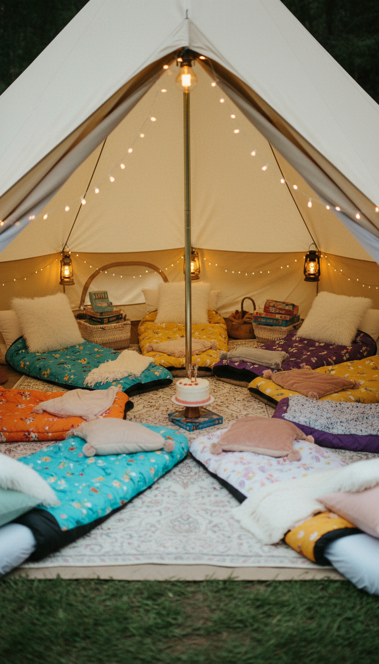 Comfy Sleeping Bag Roll-Out Area