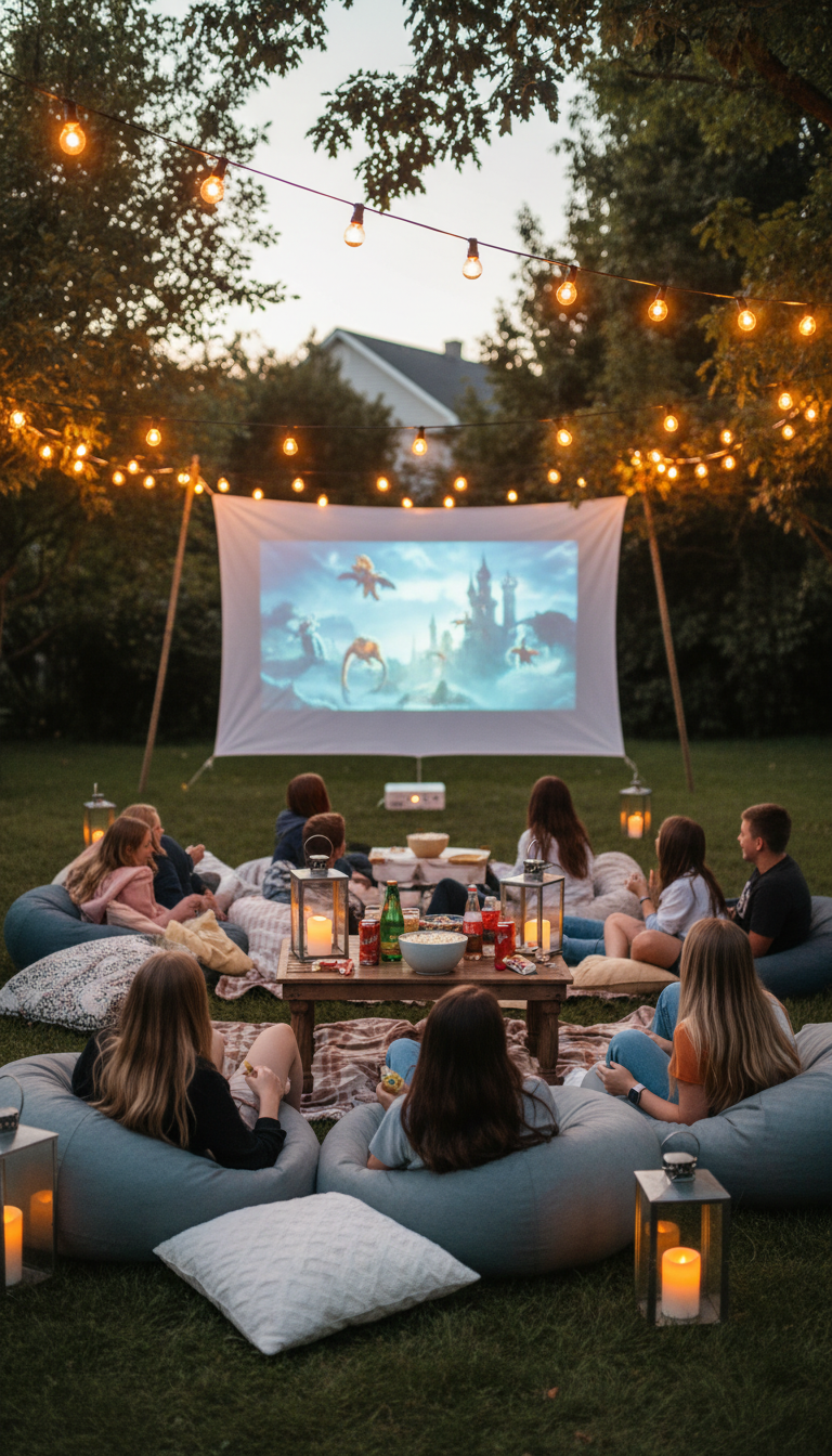 Outdoor Movie Marathon Under the Stars