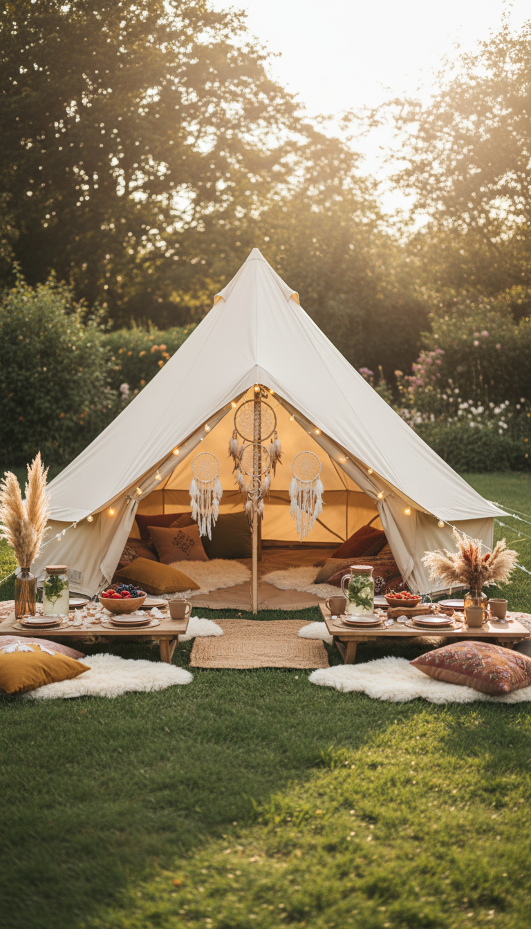Boho Chic Tipi Party