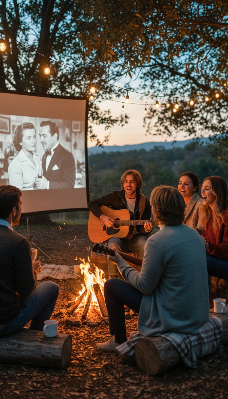 Retro Campfire Sing-Along & Movie Night