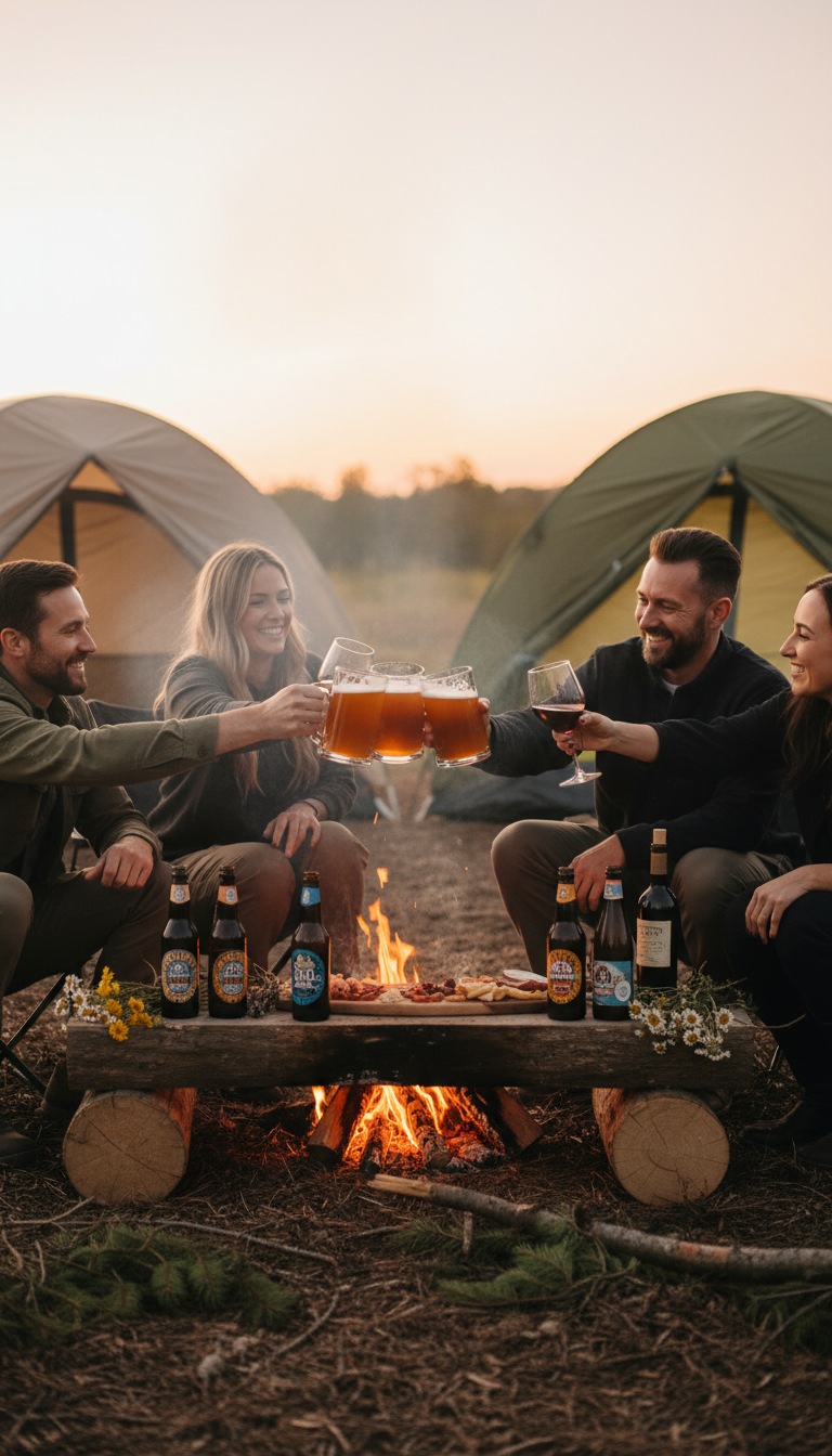 Rustic Brewery/Winery Tour & Camp