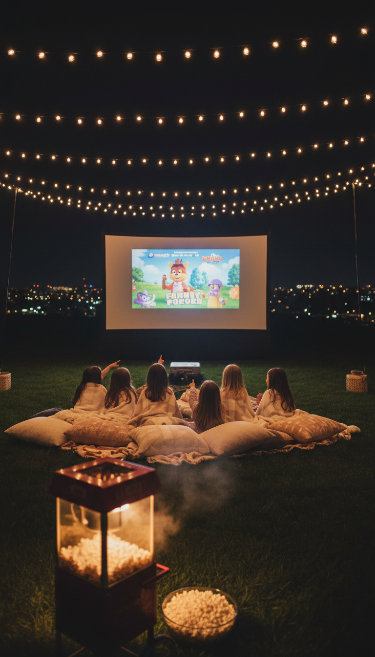 Outdoor Movie Night Under the Stars: Cinematic Campout