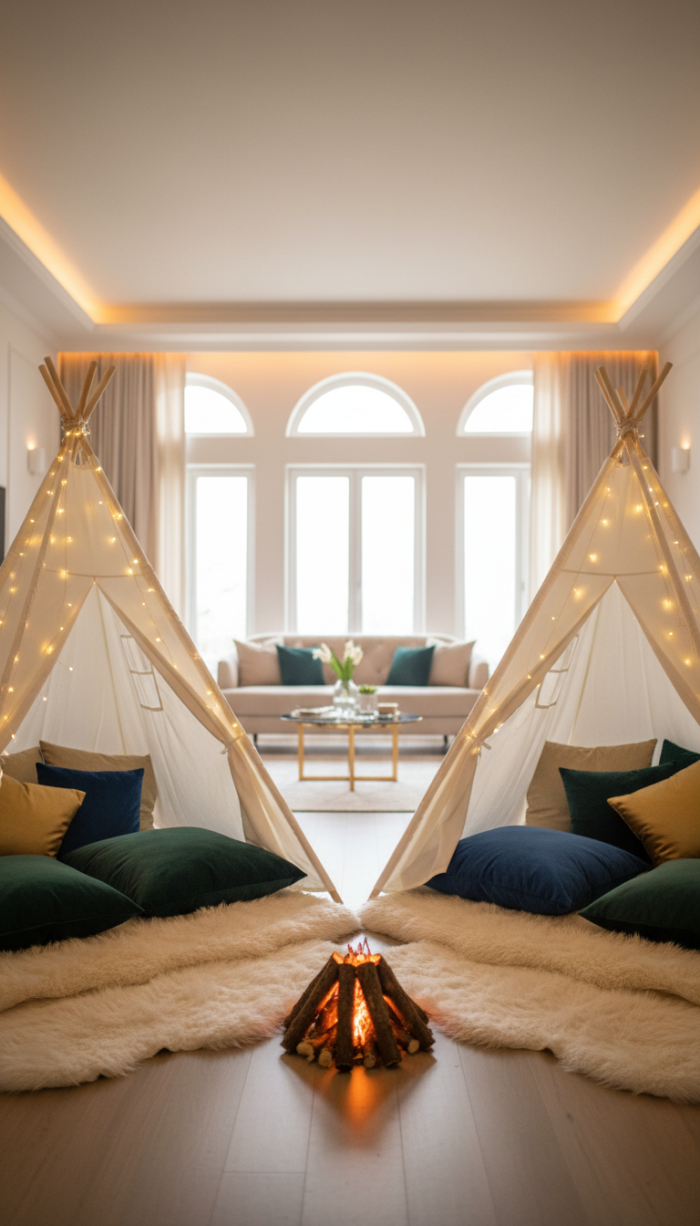 12 Camping Birthday Party Ideas Indoor