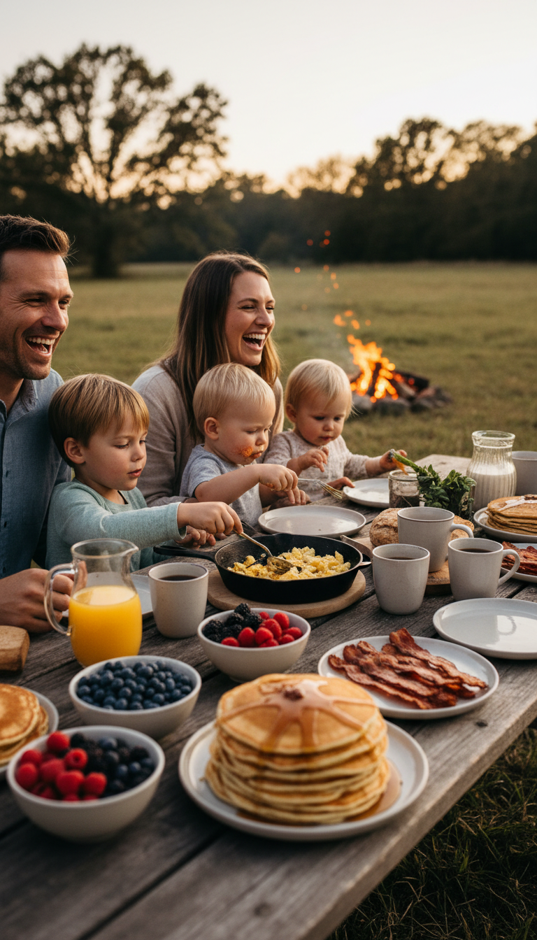 Breakfast for Dinner Campout