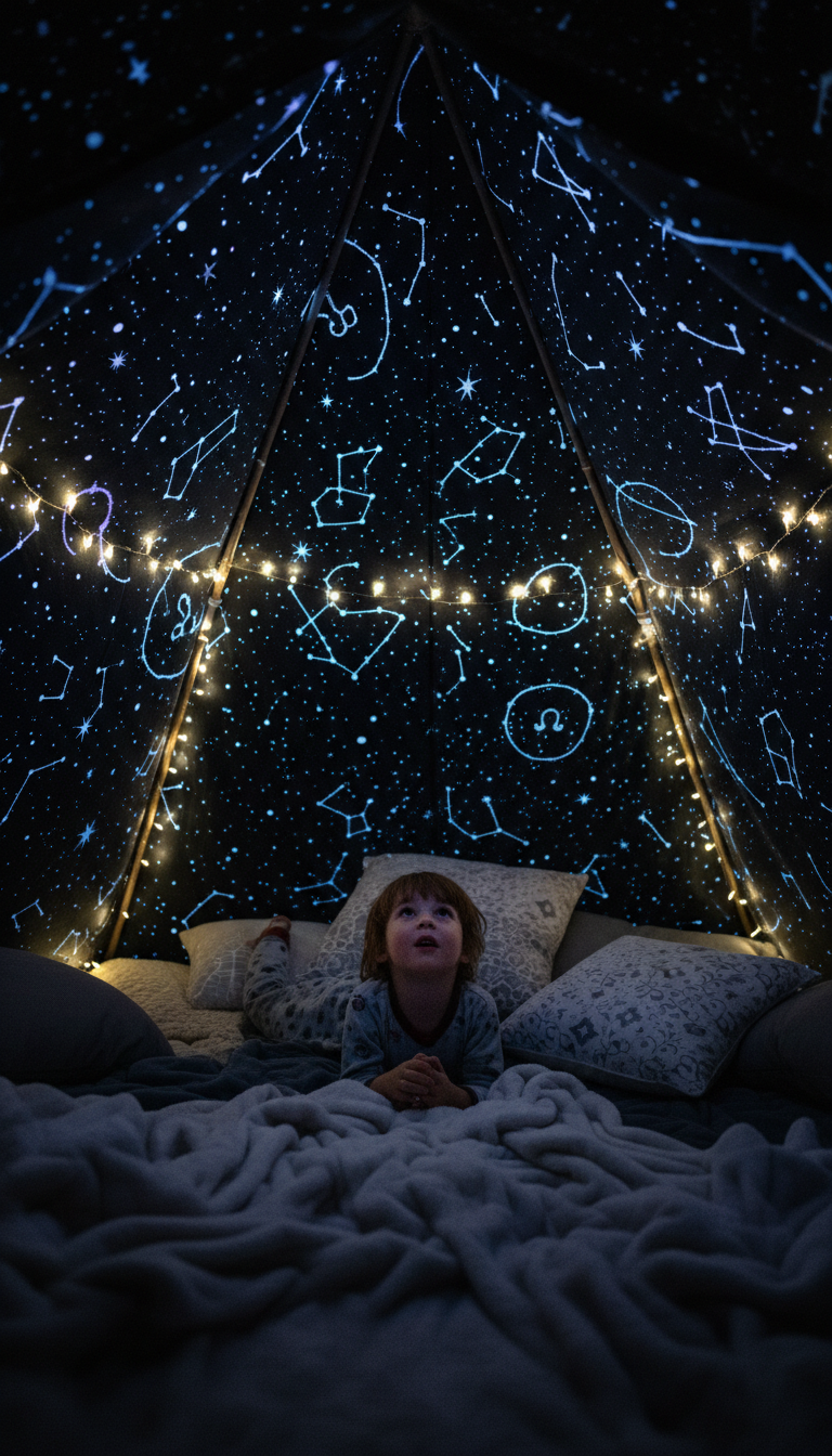Glow-in-the-Dark Constellation Tent