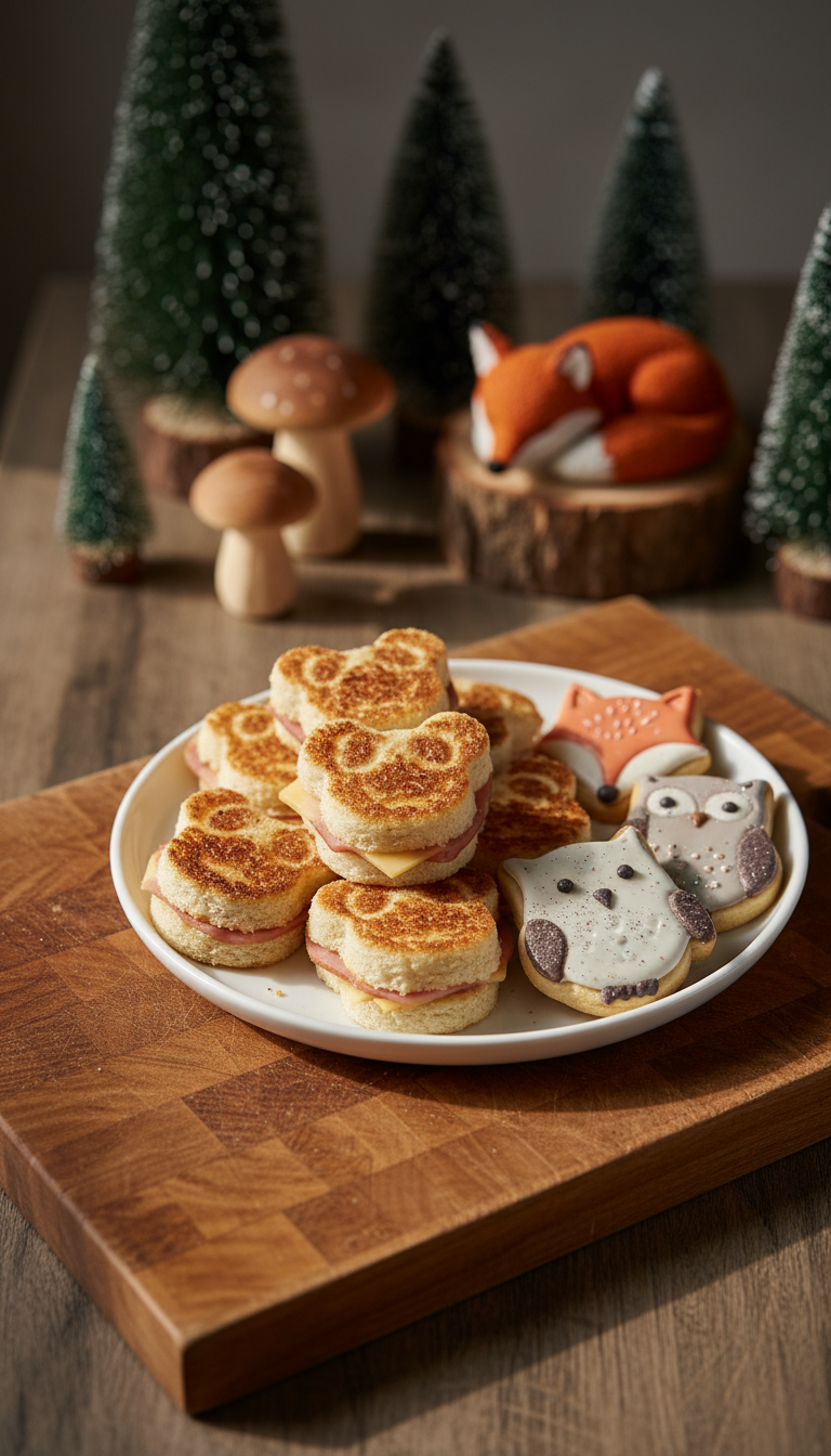 Bear Paw & Animal-Shaped Sandwiches/Cookies