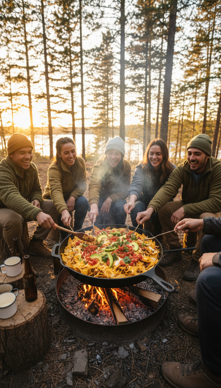 DIY Campfire Nachos
