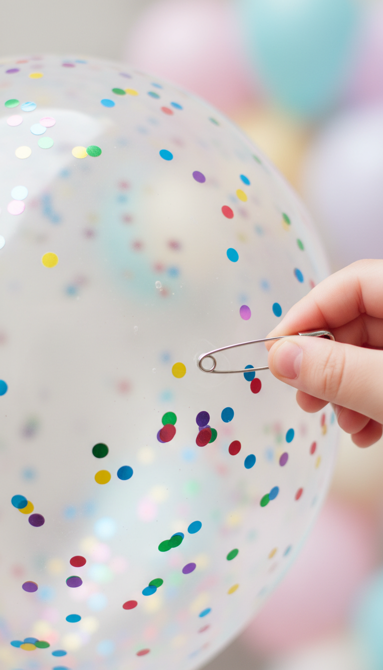 Sparkle & Pop Confetti Balloons