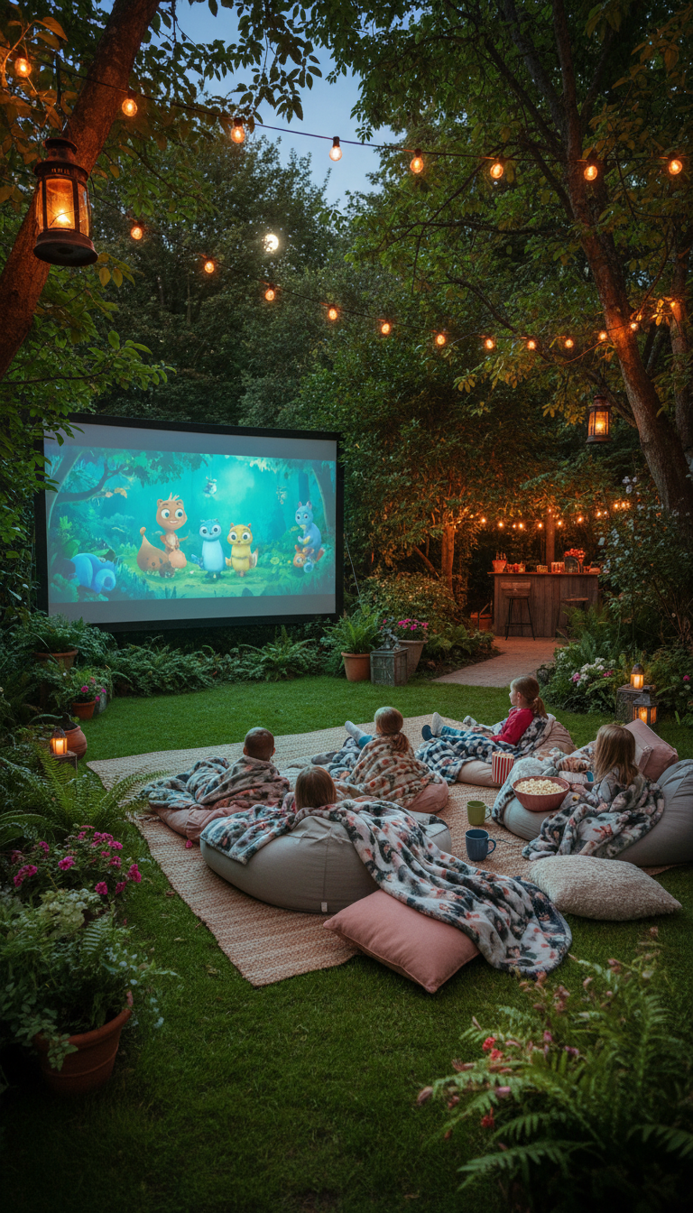 Outdoor Movie Night Under the Stars
