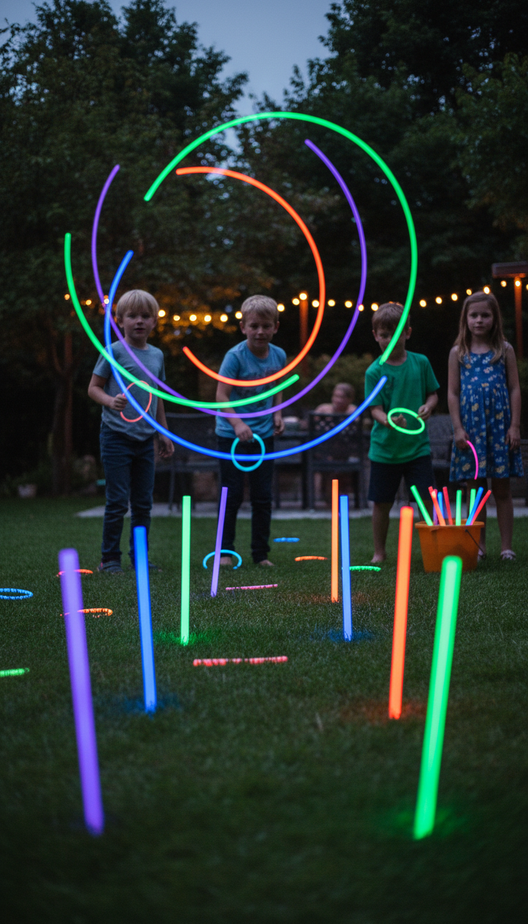 Glow Stick Ring Toss