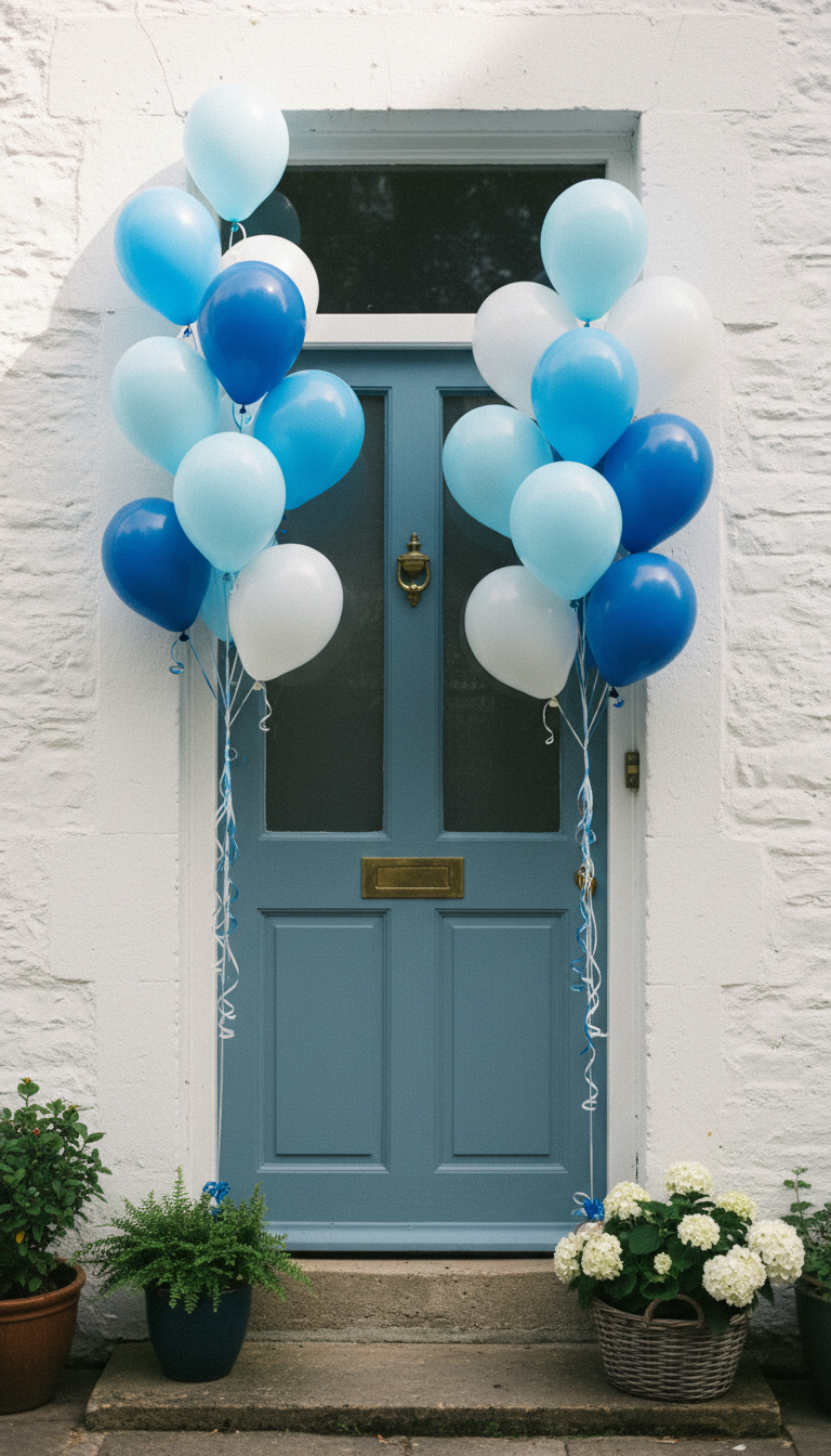 A Grand Welcome: Doorway Balloon Accents