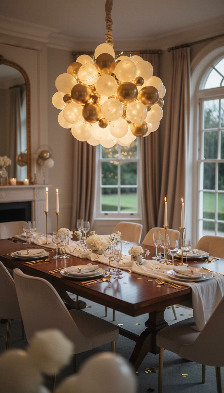 The Dazzling Balloon Chandelier