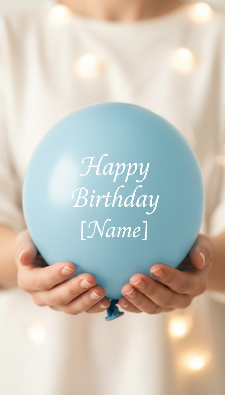 Speak Your Heart: Personalized Message Balloons