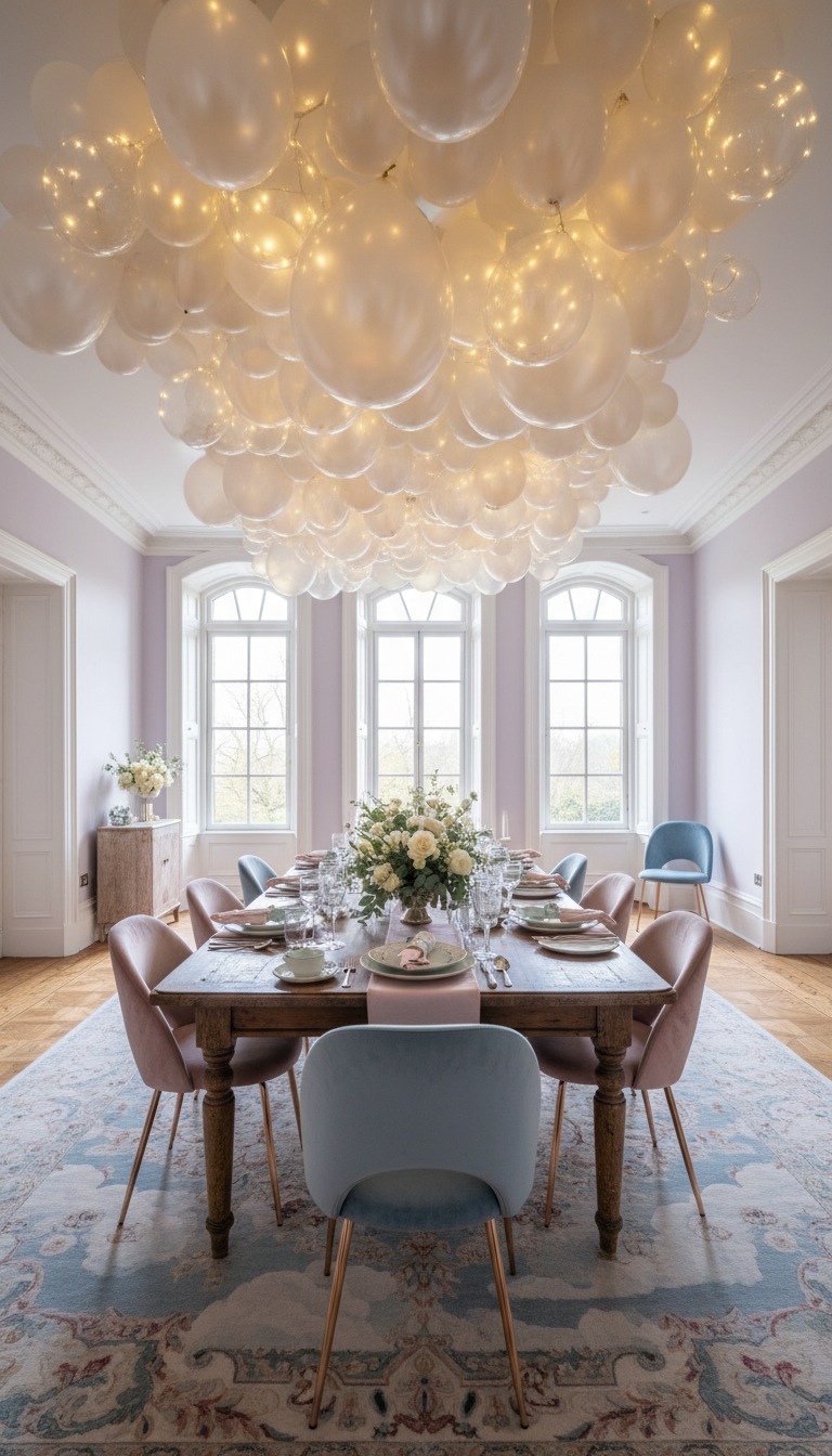 Floating Cloud Ceiling Display
