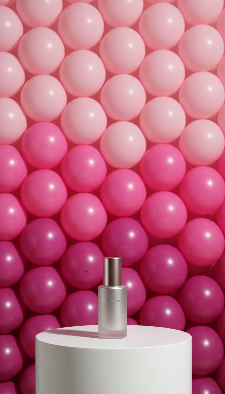 Stunning Ombre Pink Balloon Wall