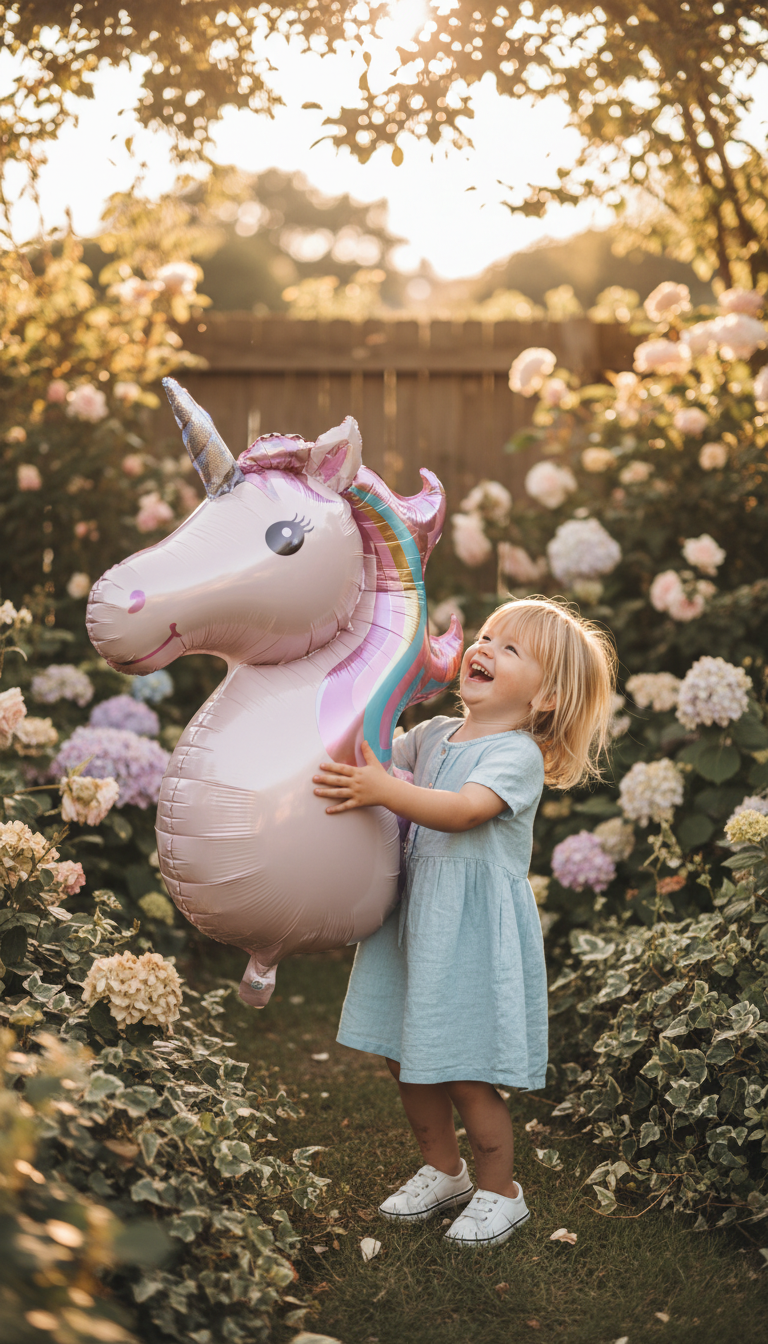 Beloved Pink Character Balloon Fun