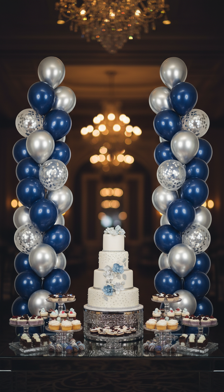 Dramatic Balloon Columns