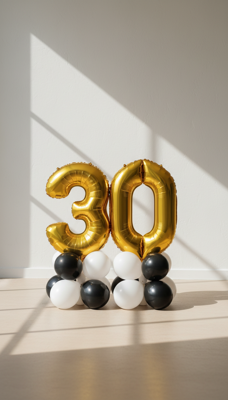 Personalized Balloon Number/Letter Standees