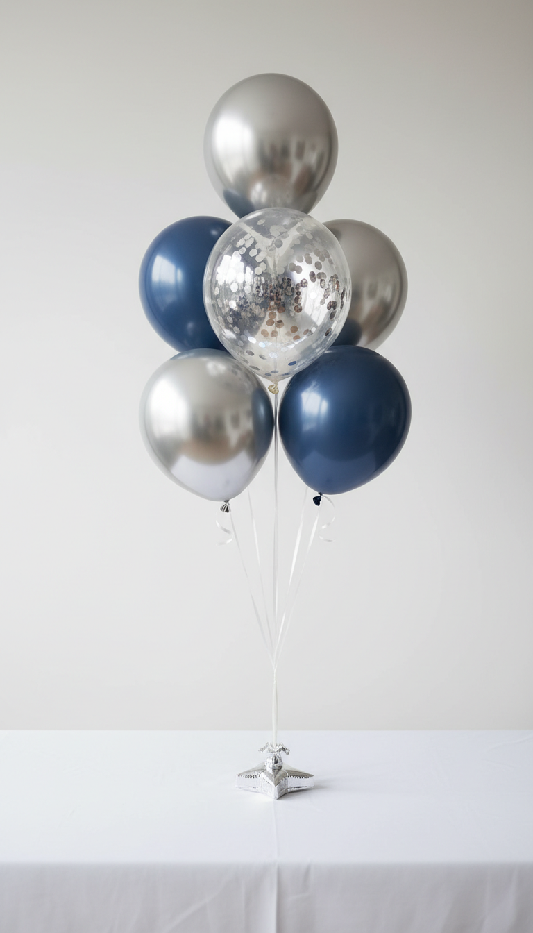 Elegant Balloon Bouquets with Weights