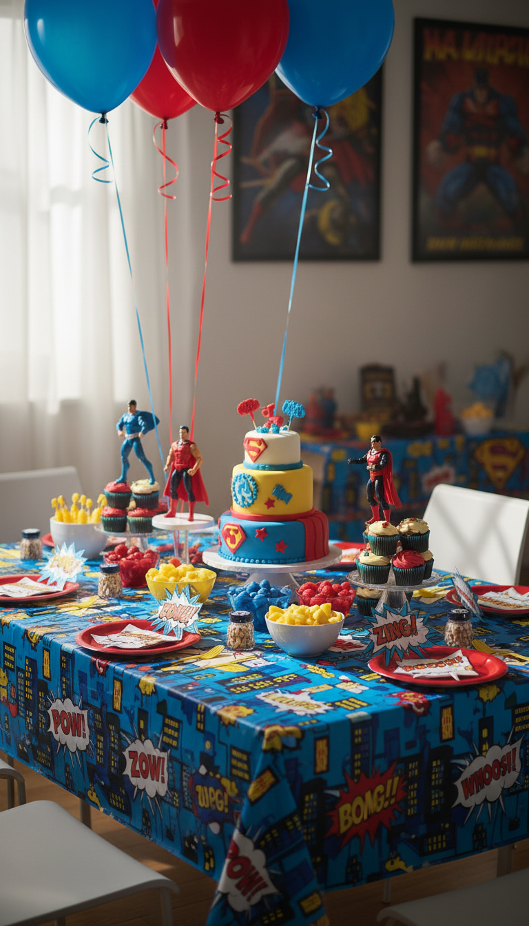 Superhero Cityscape Adventure